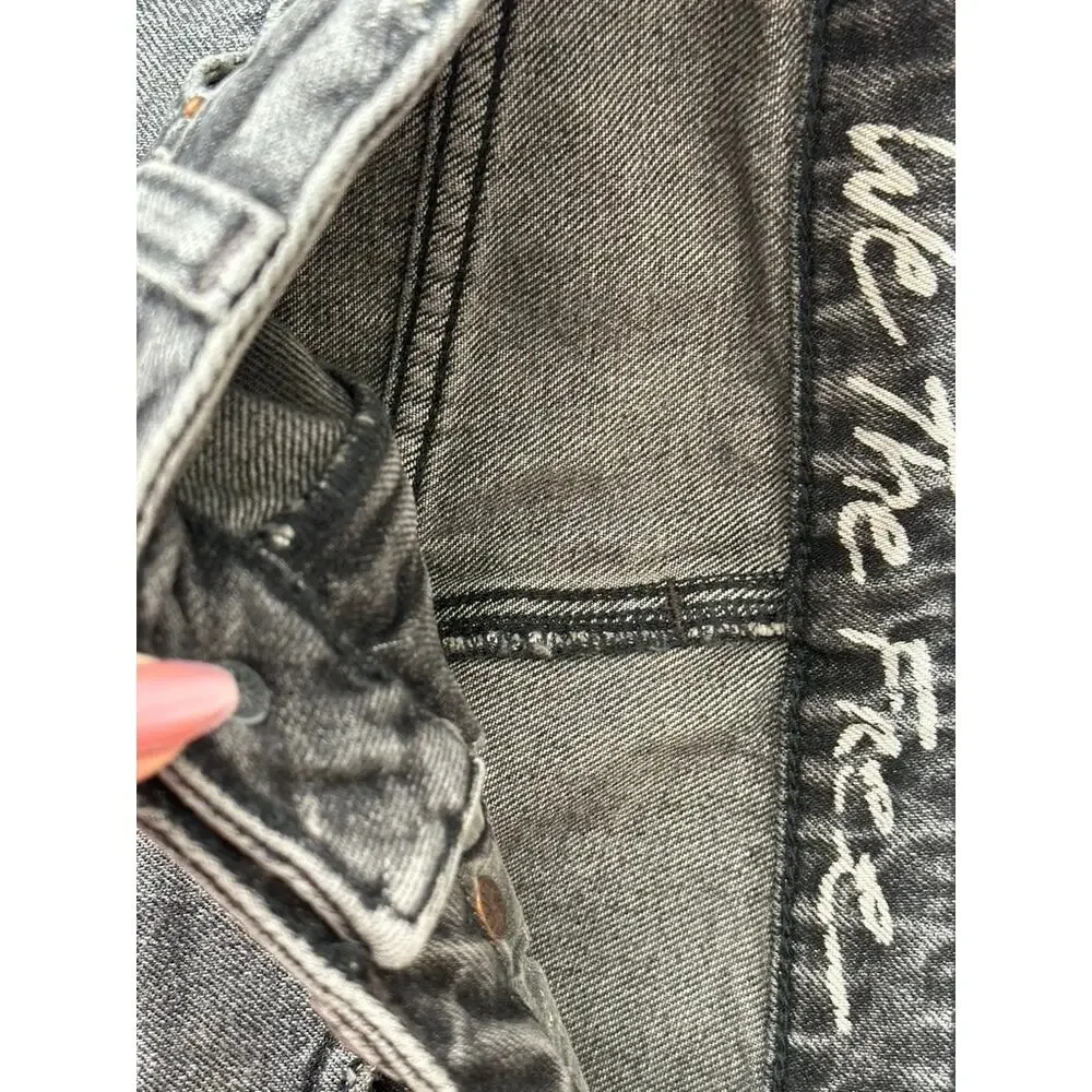 We The Free By Free People Bailey Denim Skirt Maverick Women's Size 27 NEW - Picture 7 of 7